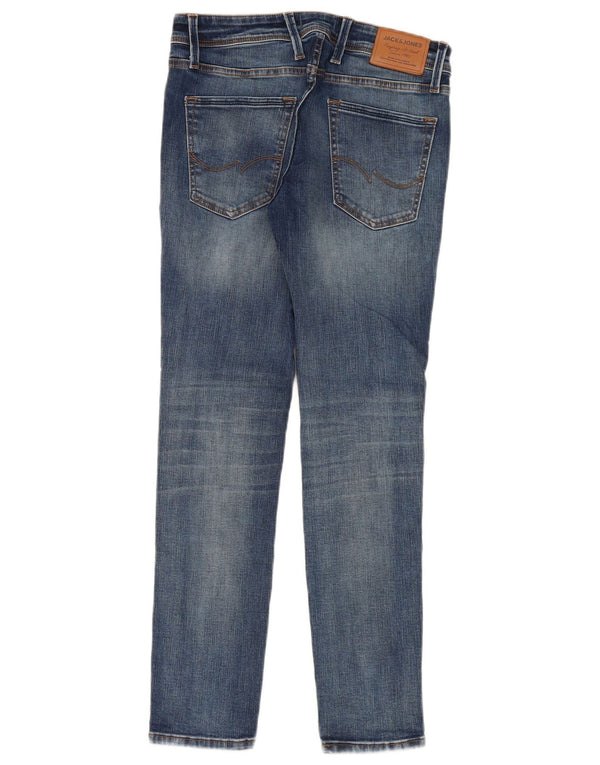 Jack & Jones Vaqueros pitillo desgastados Liam para hombre W30 L30 Algodón azul