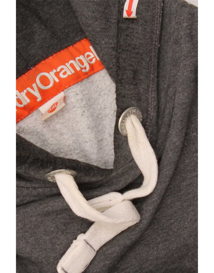 Superdry Jersey con capucha para hombre 2XL Algodón gris