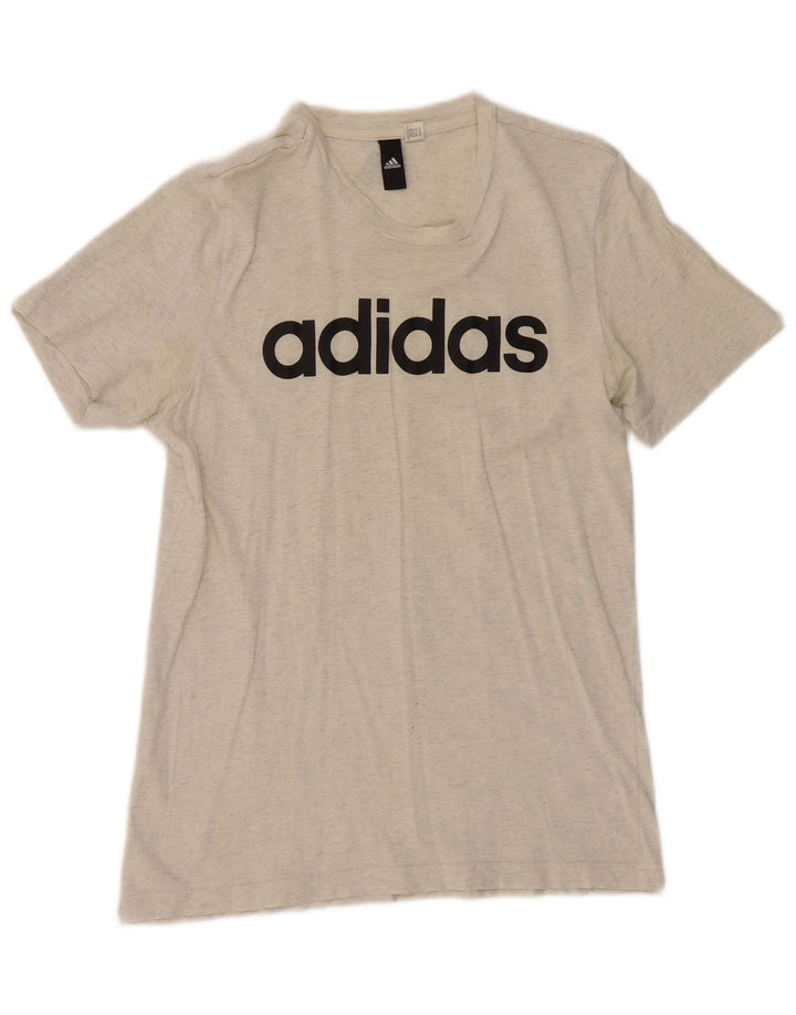 Adidas Camiseta gráfica para mujer Top UK 12 Gris medio
