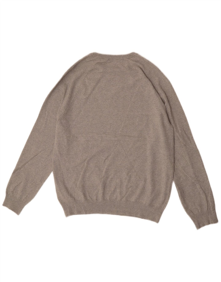 French Connection Jersey De Cuello Redondo Para Hombre De Algodón Gris Medio
