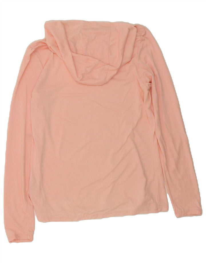 NIKE Womens Dri Fit Top Long Sleeve UK 14 Medium Pink Polyester Vintage Nike and Second-Hand Nike from Messina Hembry 