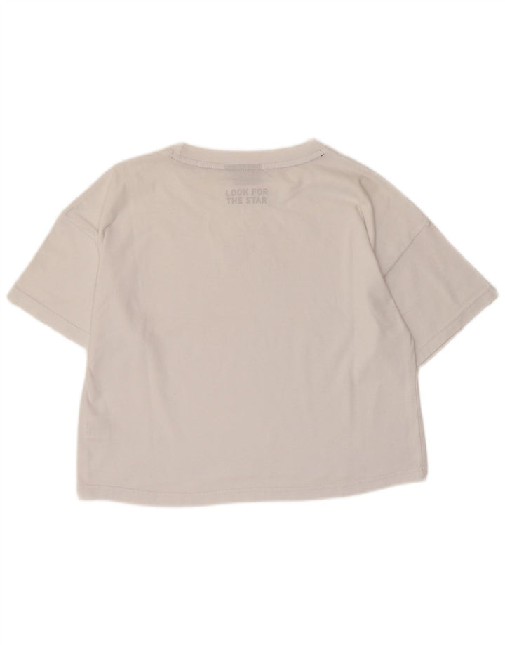 Starter Camiseta gráfica para mujer Top UK 44 Medium White Cotton
