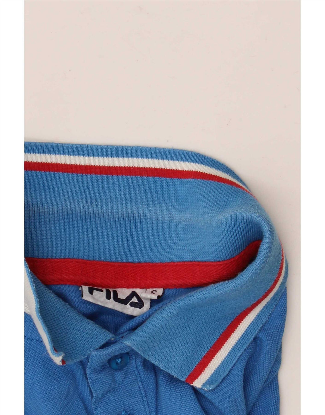 Fila Polo Hombre Pequeño Azul Rayas
