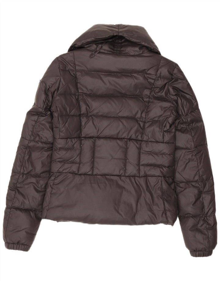 Guess Chaqueta acolchada para mujer UK 8 Small Nylon negro