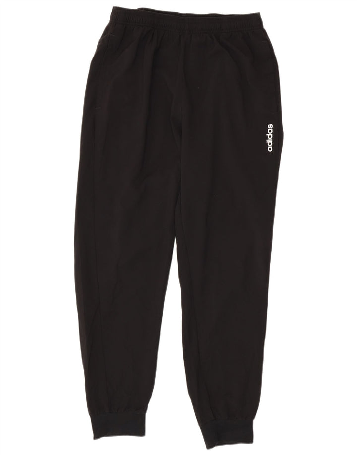 Adidas Hombre Pantalones De Chándal Joggers Grande Negro Poliéster