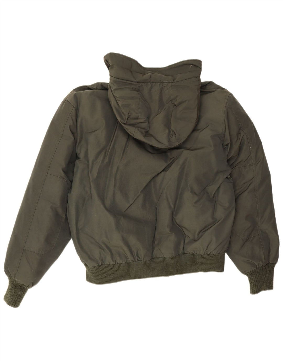 Woolrich Chaqueta acolchada con capucha para hombre UK 40 Large Algodón caqui