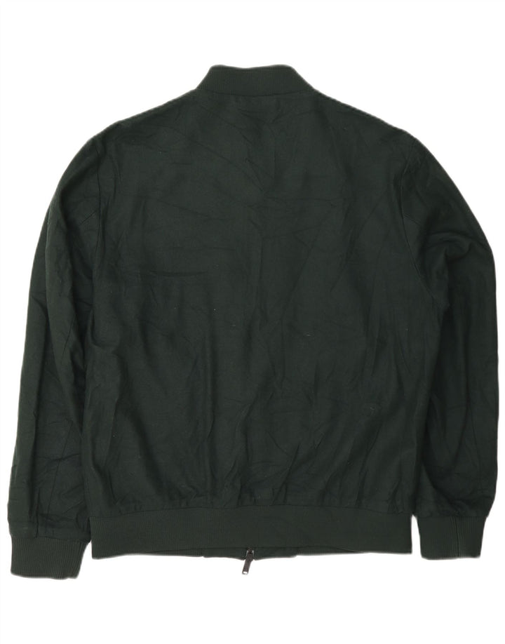 Cos Chaqueta bomber para hombre EU 50 Lana verde grande