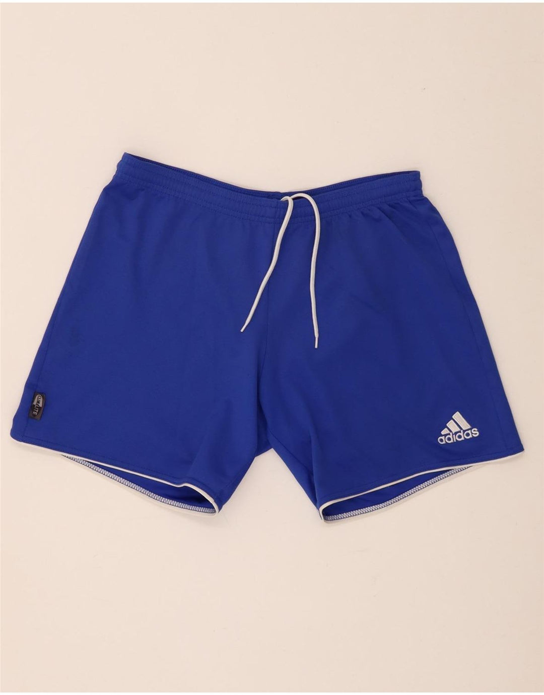 Adidas Mens Climalite Sport Shorts Pequeño Azul Poliéster