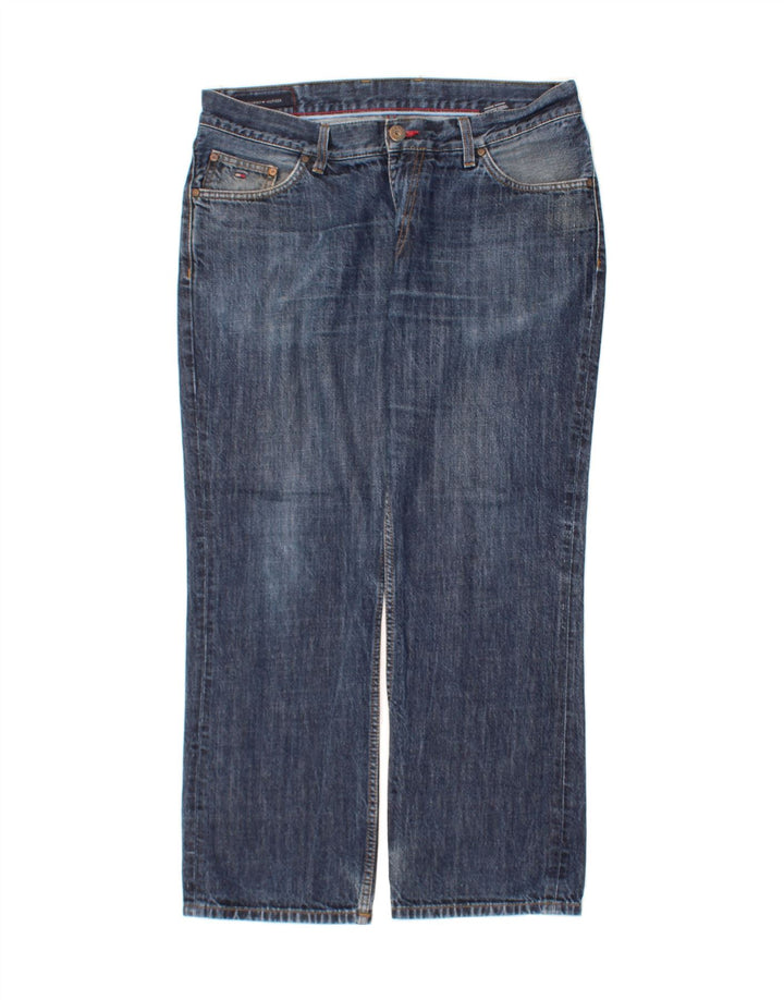 TOMMY HILFIGER Mens Straight Jeans W36 L20 Blue Cotton Vintage Tommy Hilfiger and Second-Hand Tommy Hilfiger from Messina Hembry 