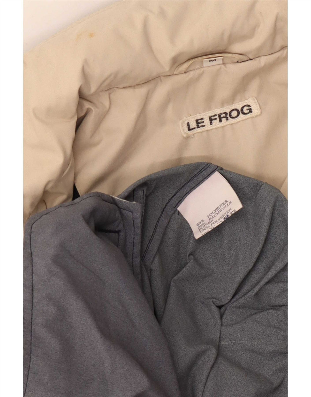 Chaqueta cortavientos con capucha para hombre Le Frog UK 38 Poliéster gris medio