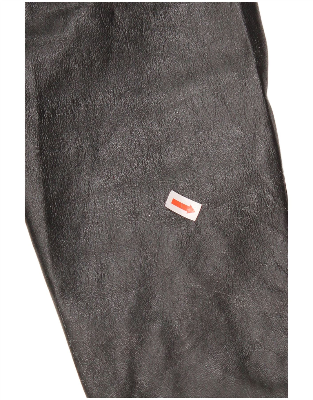 MOTIVI Chaqueta de cuero para mujer UK 44 Mediana Negra