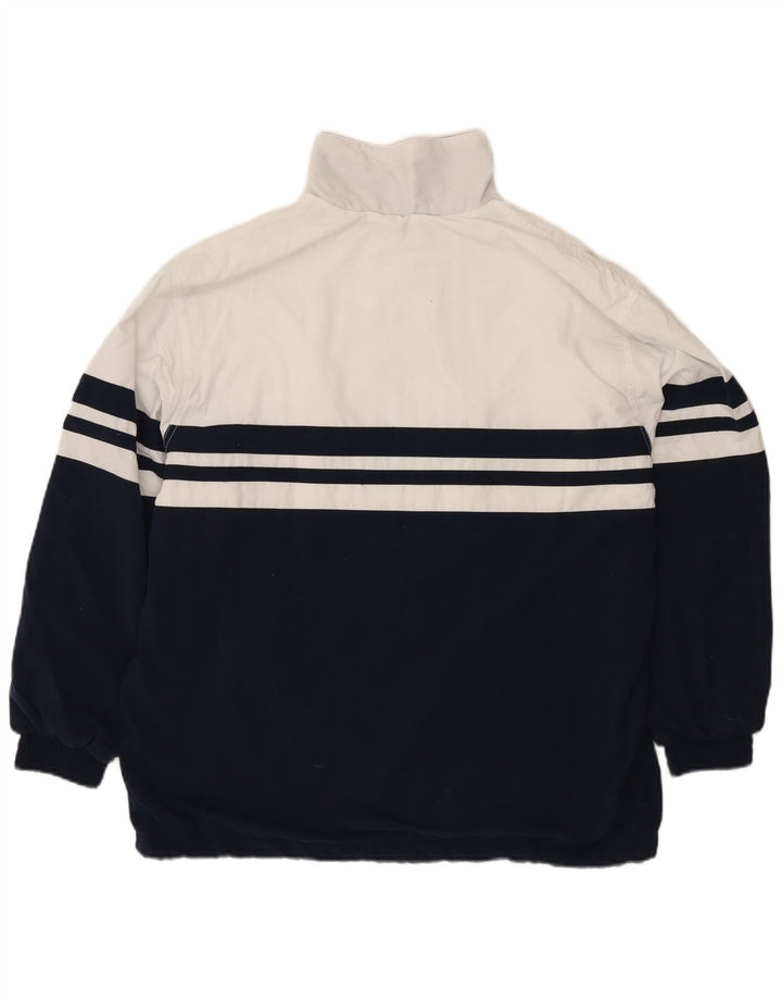 Lotto Hombre Chándal Top Chaqueta XL Azul Marino Colorblock Poliéster