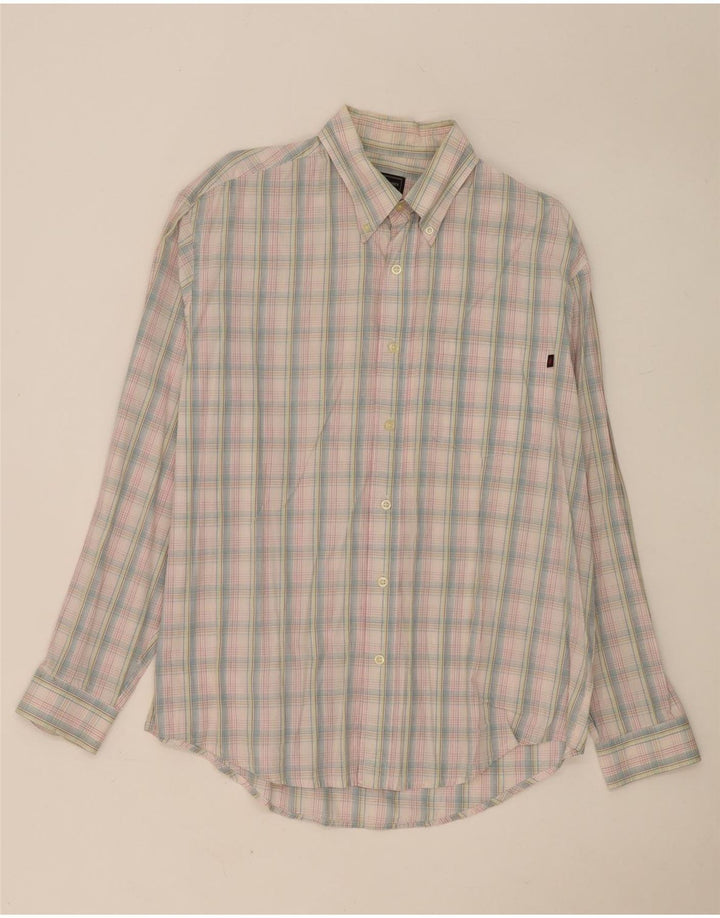 Camisa Marlboro Classics Hombre Grande Cuadros Multicolor Algodón