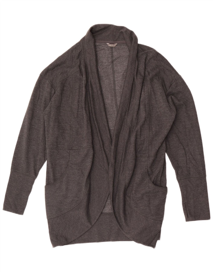 Eddie Bauer Suéter tipo cárdigan abierto de gran tamaño para mujer UK 18 XL Gris
