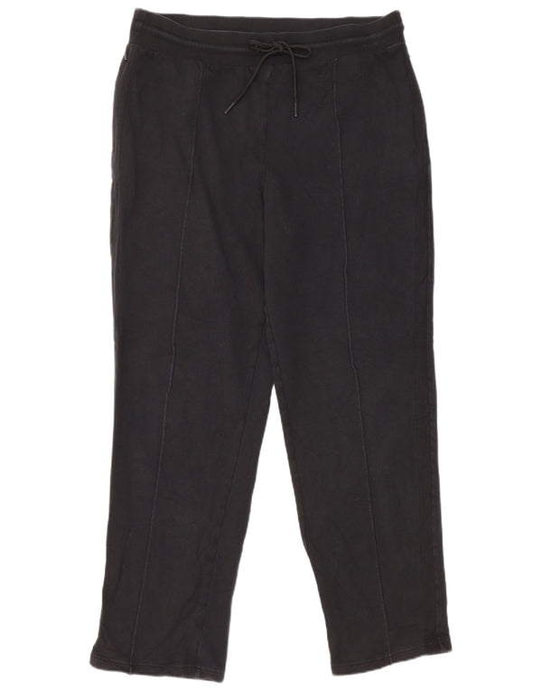 Marks & Spencer Pantalones de Chándal para Mujer UK 46 Grande Algodón Negro