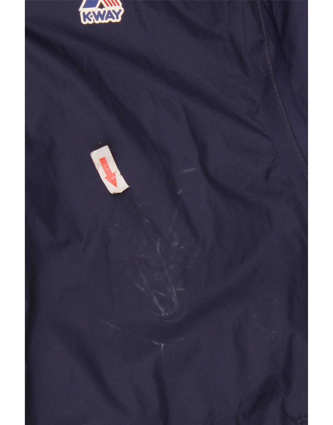 K-Way Chubasquero con capucha para niños 11-12 años Nylon azul marino