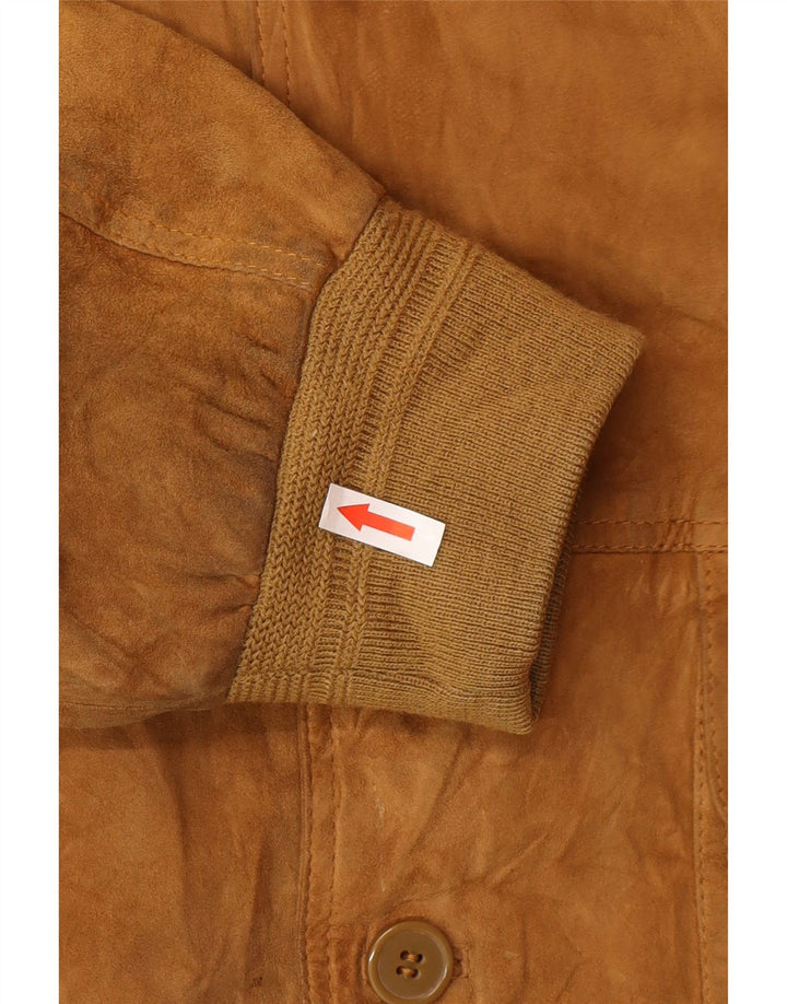 Conbipel Chaqueta Ante Hombre Talla 58 2XL Cuero Beige