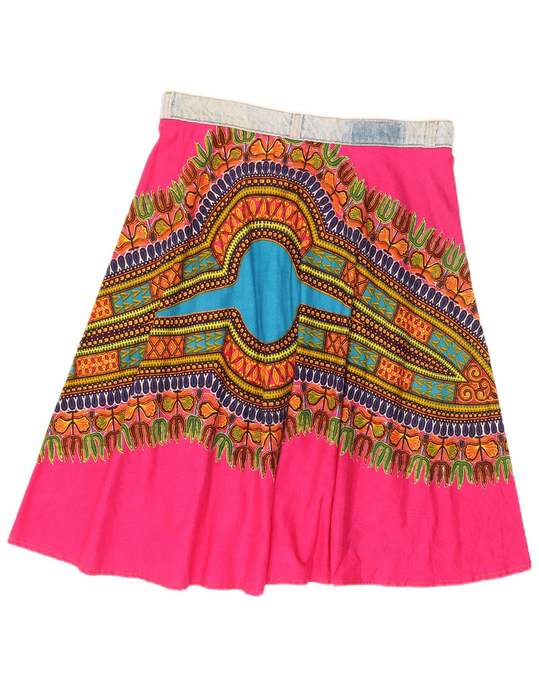 Levi's Falda Cruzada Asimétrica W32 De Algodón Geométrico Rosa Grande Para Mujer