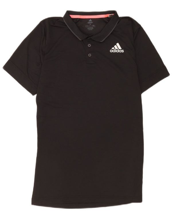 Polo Adidas Hombre Regular Fit Poliéster Negro Mediano