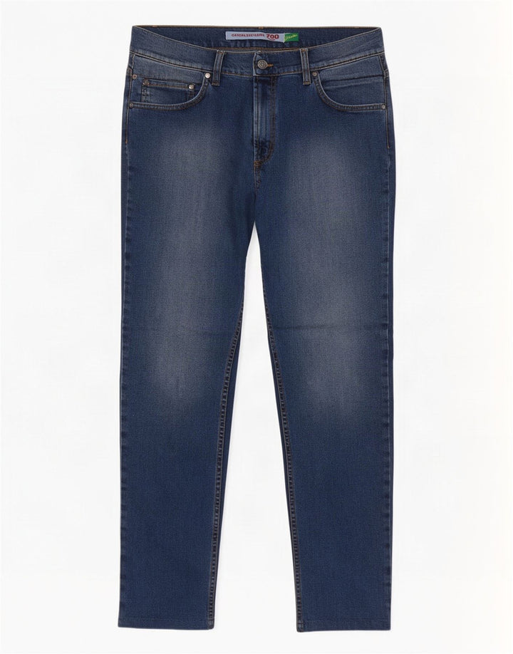 Carrera Jeans rectos para hombre 700 W34 L30 Algodón azul