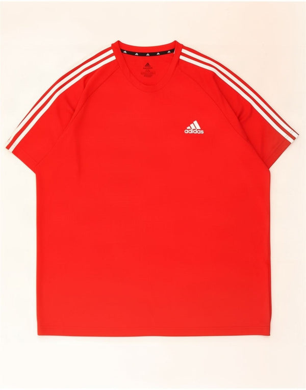 Adidas Camiseta Aeroready para hombre Top 2XL Poliéster rojo