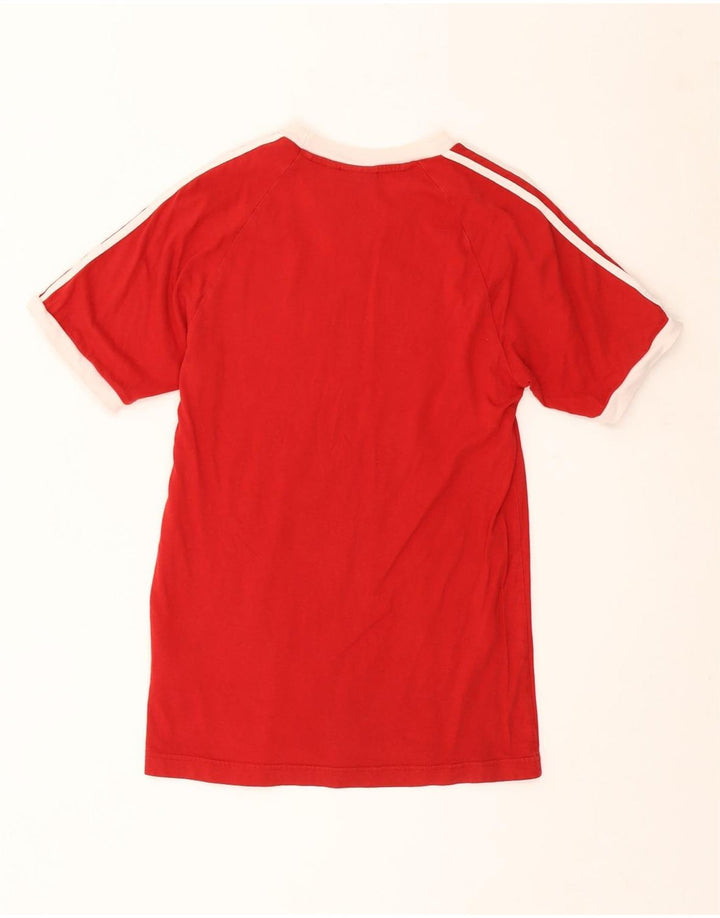 Adidas Hombre Camiseta Top Small Rojo Algodón