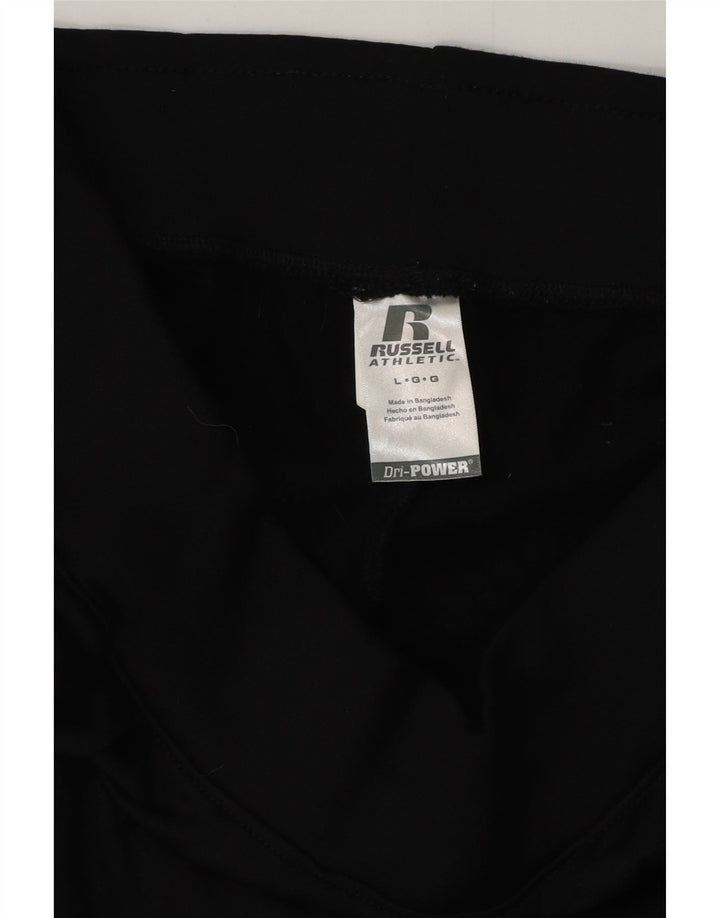 RUSSELL ATHLETIC Pantalones de chándal Dri-Power para hombre Poliéster negro grande
