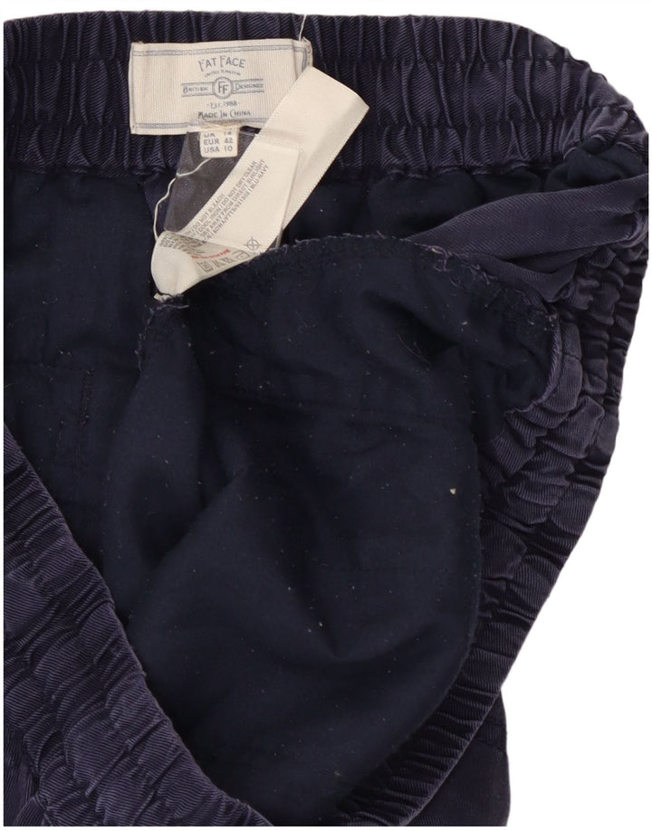 FAT FACE Joggers para Mujer Pantalones Casuales UK 40 Large W28 L26 Azul Marino