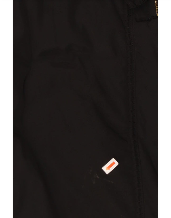 Abrigo con capucha vintage para mujer IT 47 Poliéster negro grande