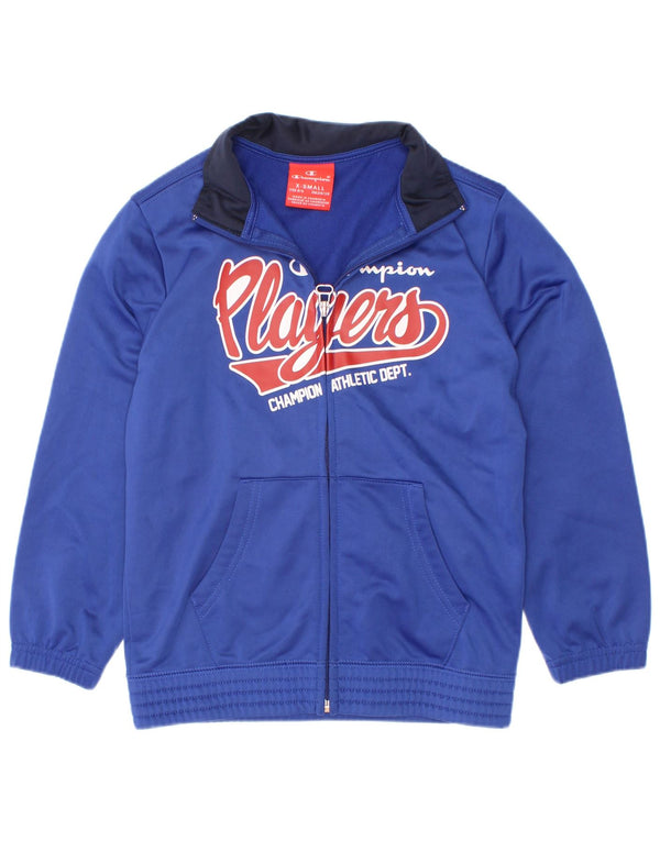 Champion Players Graphic - Chaqueta de chándal para niño, 5-6 años, XS, Azul