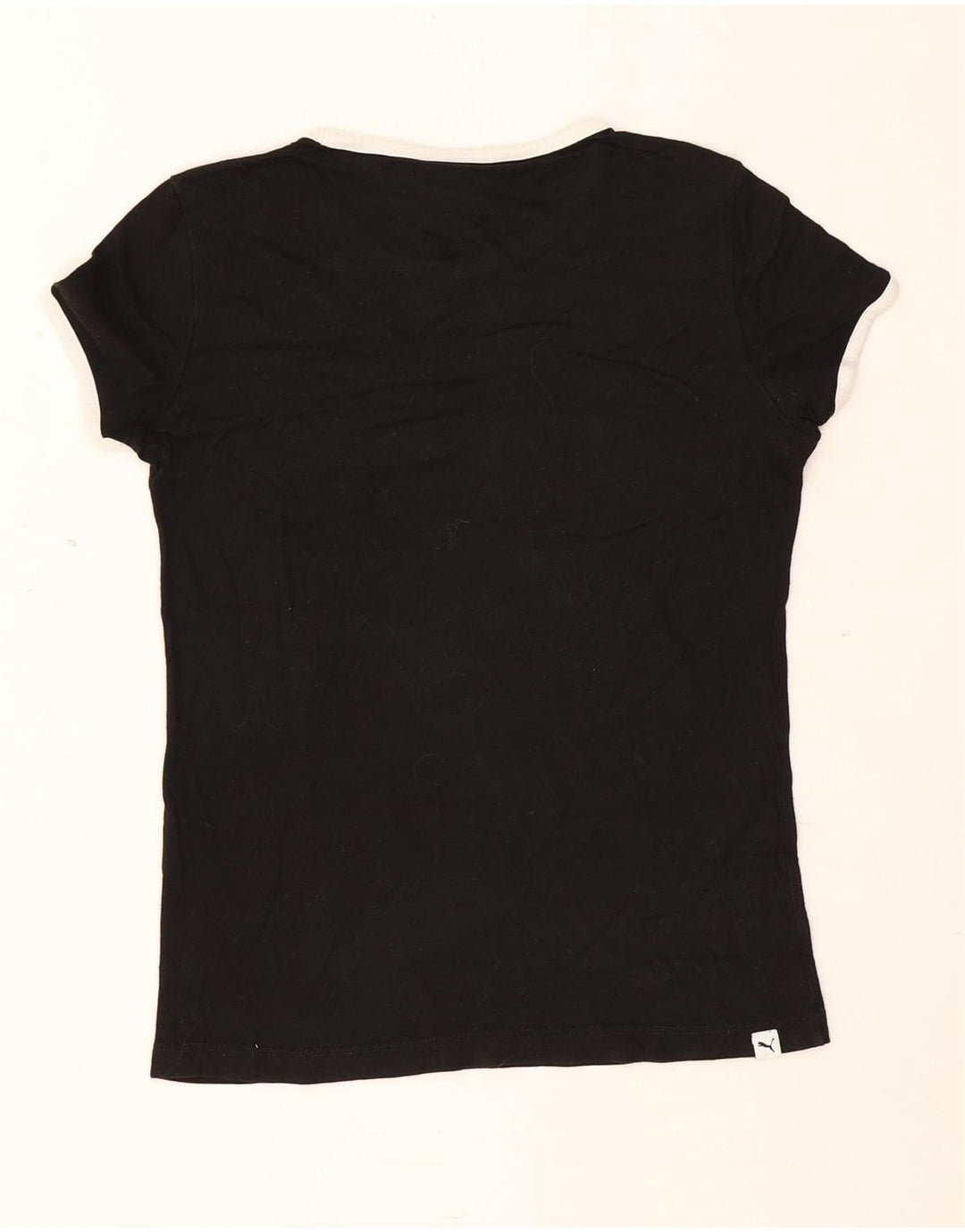 Puma Camiseta gráfica para mujer Top UK 8 Small Black Modal