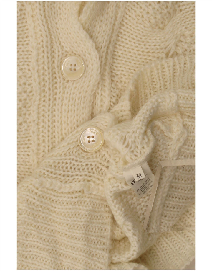 MET - Cárdigan para mujer, talla 40, color beige medio, mohair