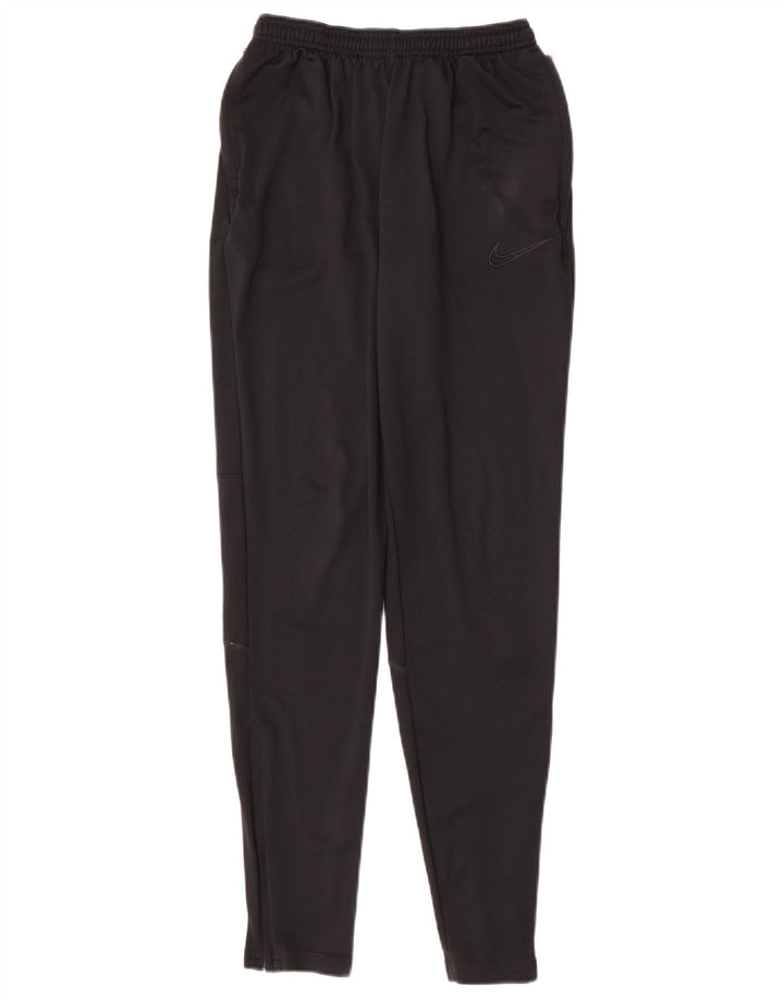 Nike Dri Fit - Pantalones de chándal para mujer (talla 8), color negro, poliéster