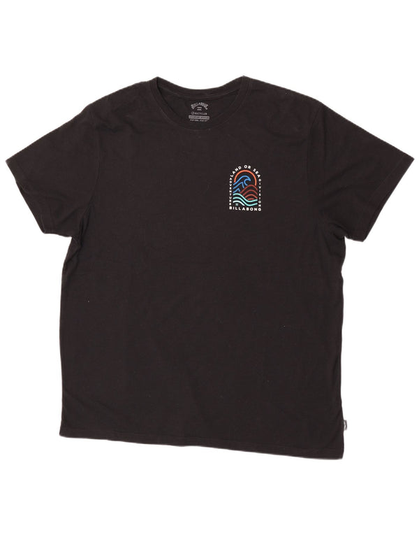 Billabong Mens Recycler Graphic Camiseta Top XL Negro