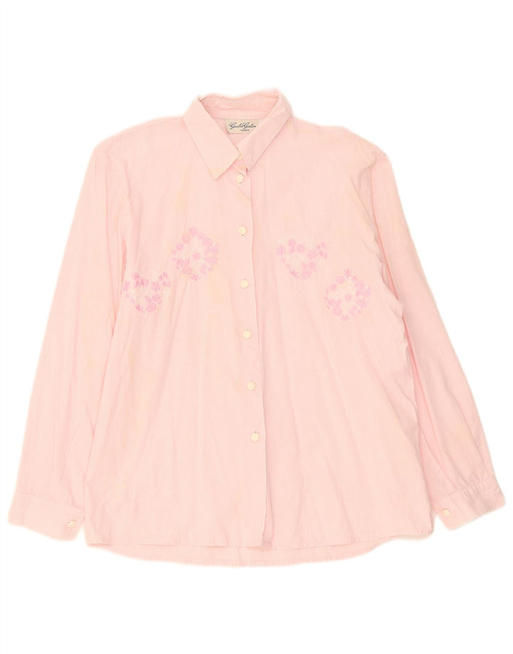 Giulia Galanti Camisa gráfica para mujer UK 44 Medium Pink Gingham
