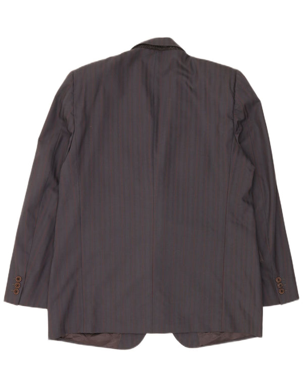 Pierre Cardin Chaqueta Blazer de 2 Botones para Hombre IT 54 2XL Gris Rayas