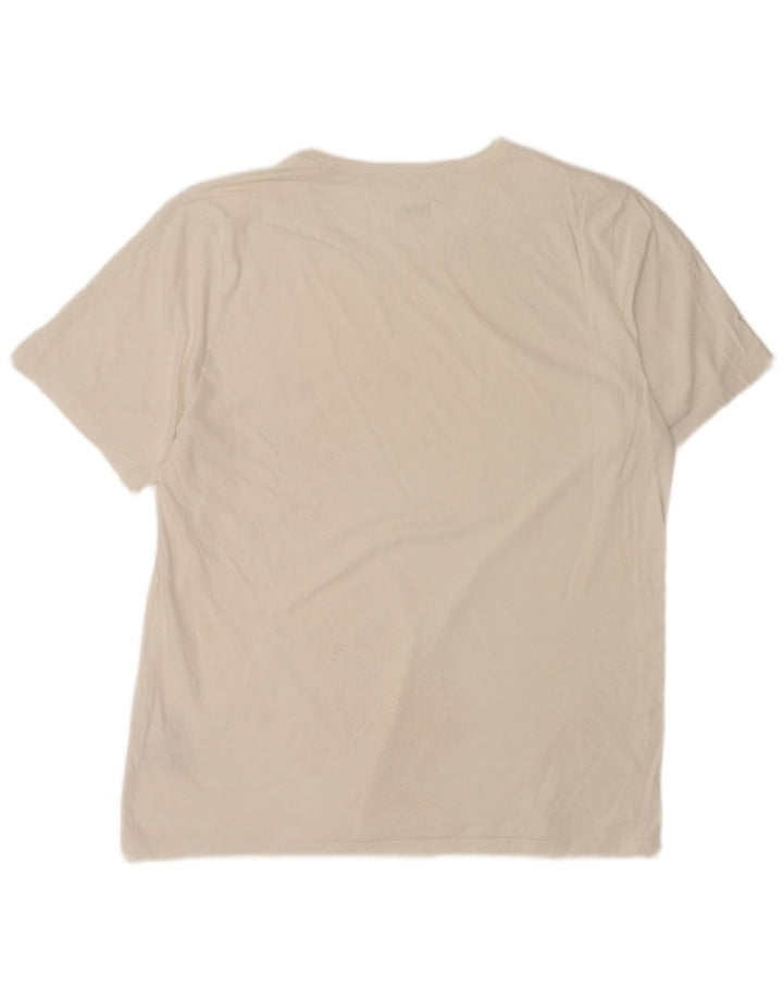 Hugo Boss Camiseta Hombre Top 2XL Algodón Blanco