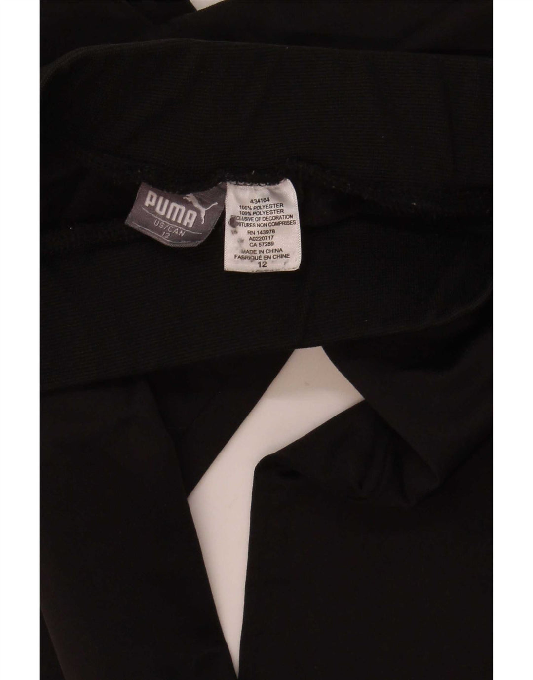 Puma Pantalón Chándal Niño Joggers 11-12 Años Negro Poliéster