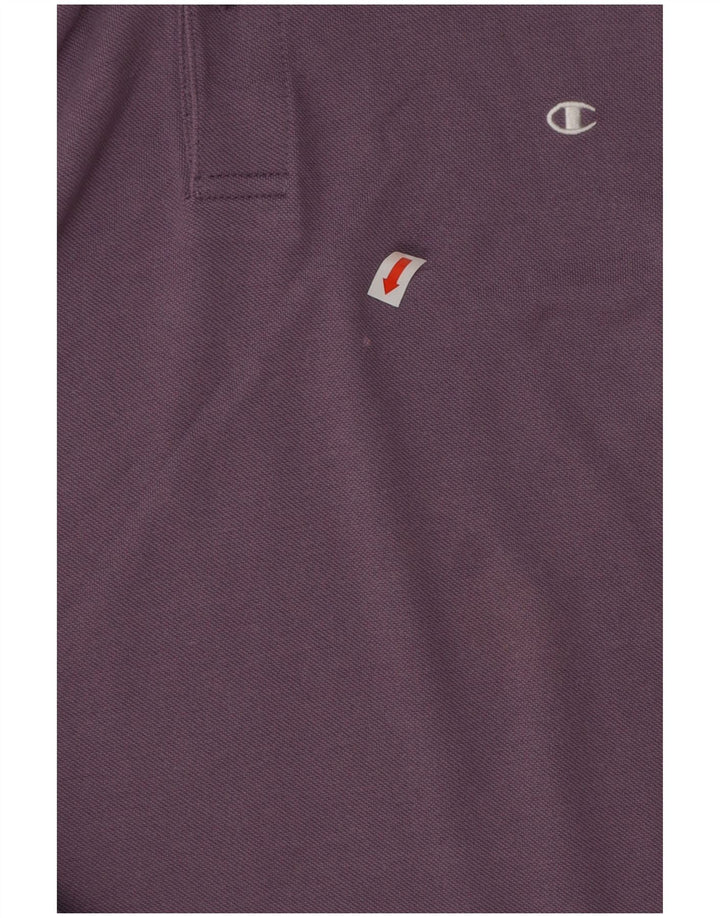 Champion Polo De Ajuste Fácil Para Hombre Pequeño Púrpura