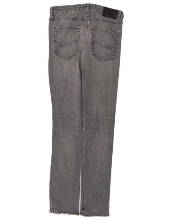 Jack & Jones Vaqueros pitillo para hombre W30 L32 Algodón gris
