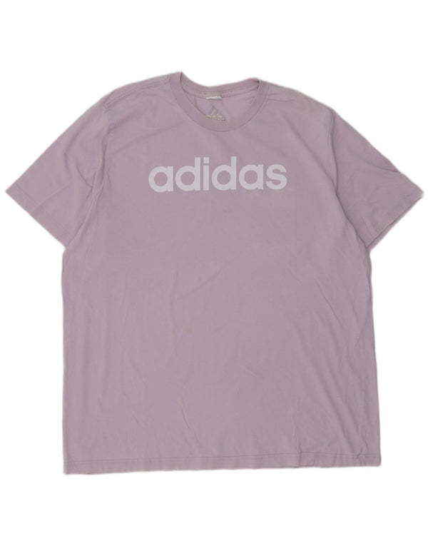 Adidas Hombre Camiseta Gráfica Top XL Púrpura
