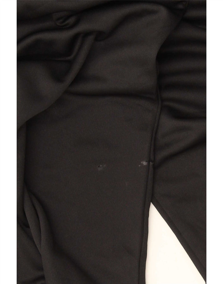 Adidas Hombre Zip Neck Top Manga Larga XL Poliéster Negro