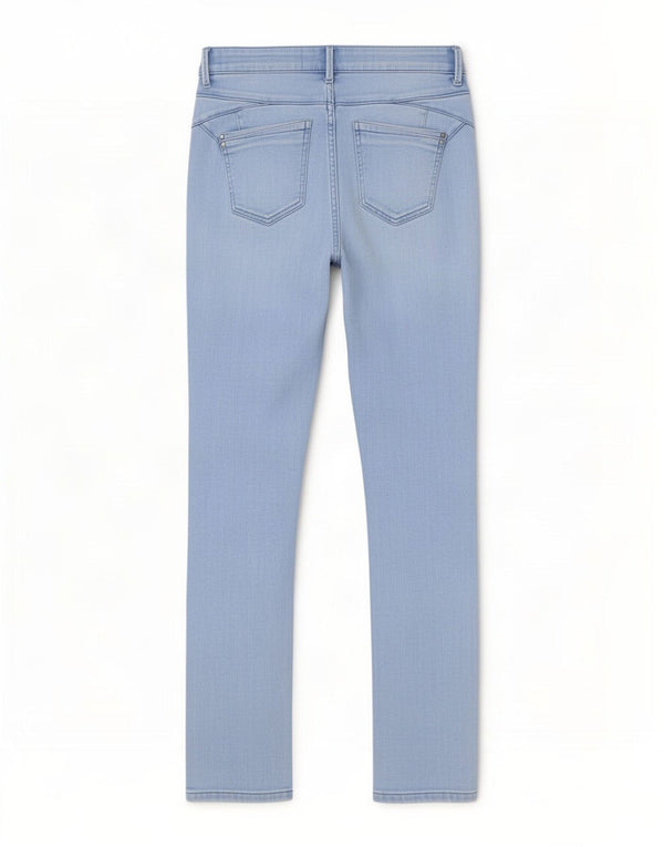 Marks & Spencer Vaqueros ajustados para mujer UK 8 Small W26 L28 Algodón azul