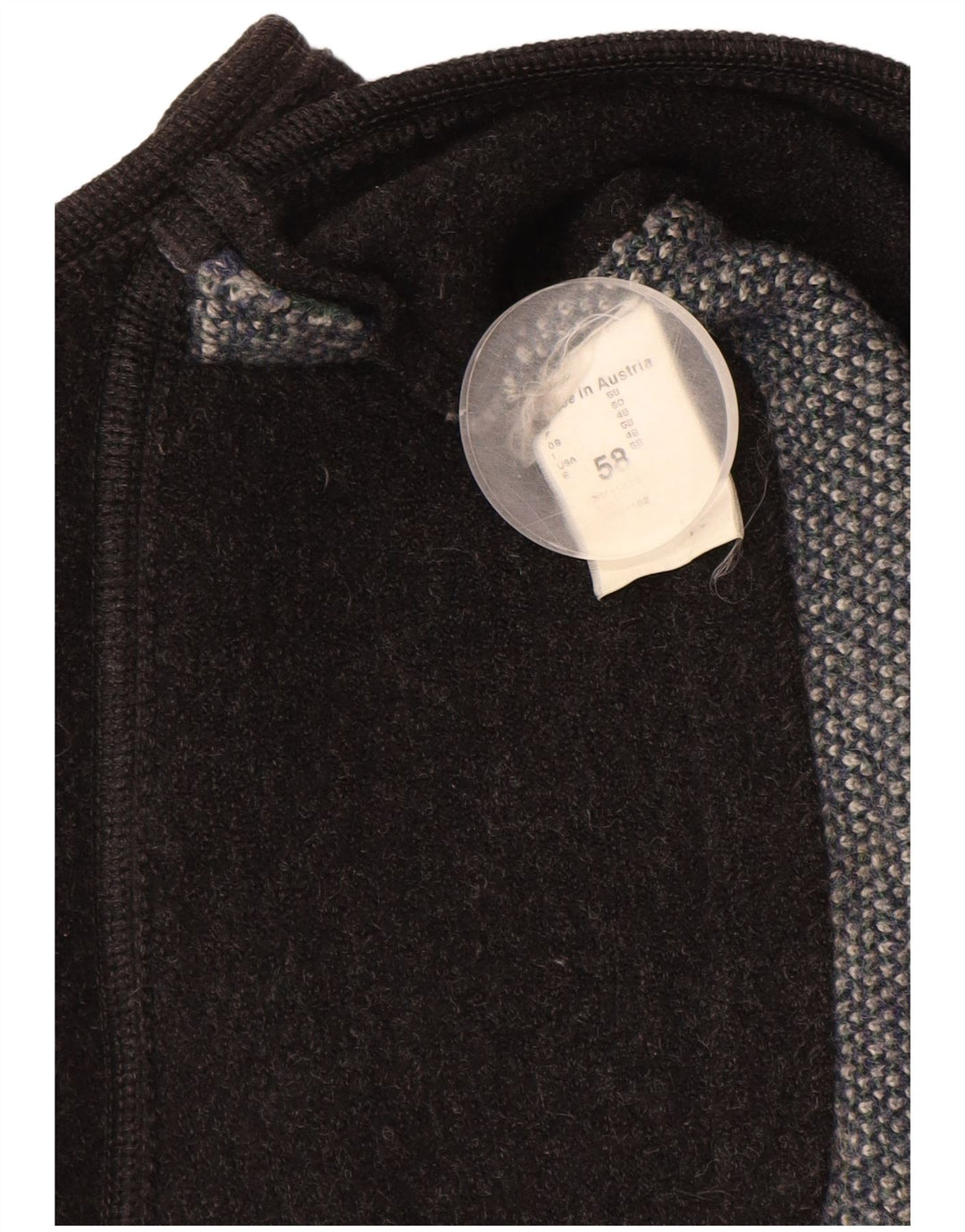 GIESSWEIN Chaleco para hombre UK 48 Mediano Lana geométrica multicolor