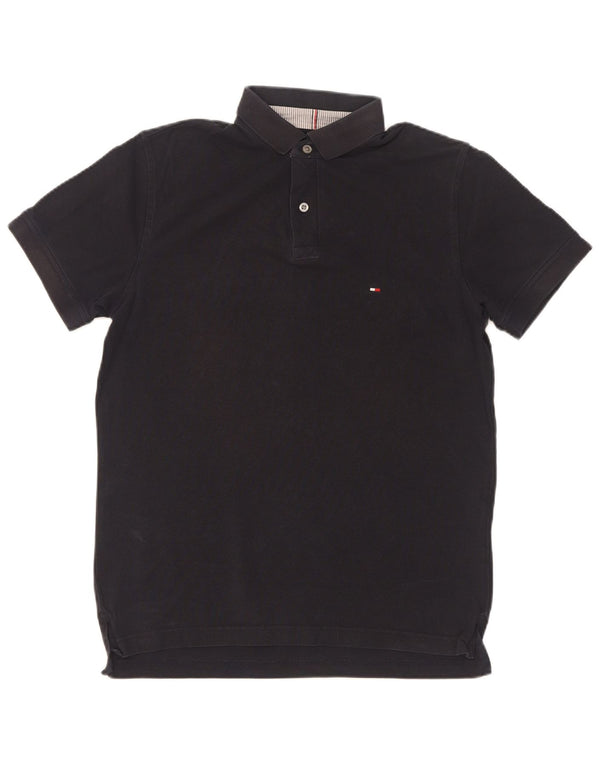 Polo Tommy Hilfiger para hombre pequeño de algodón azul marino