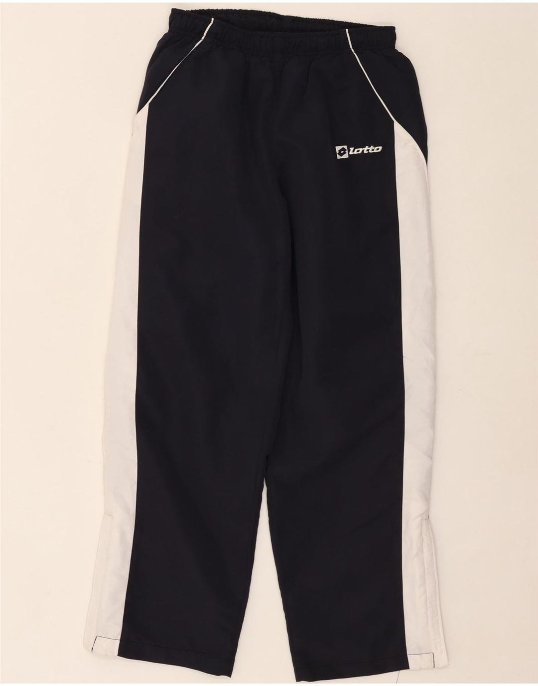 LOTTO Mens Tracksuit Trousers Small  Navy Blue Colourblock Vintage Lotto and Second-Hand Lotto from Messina Hembry 
