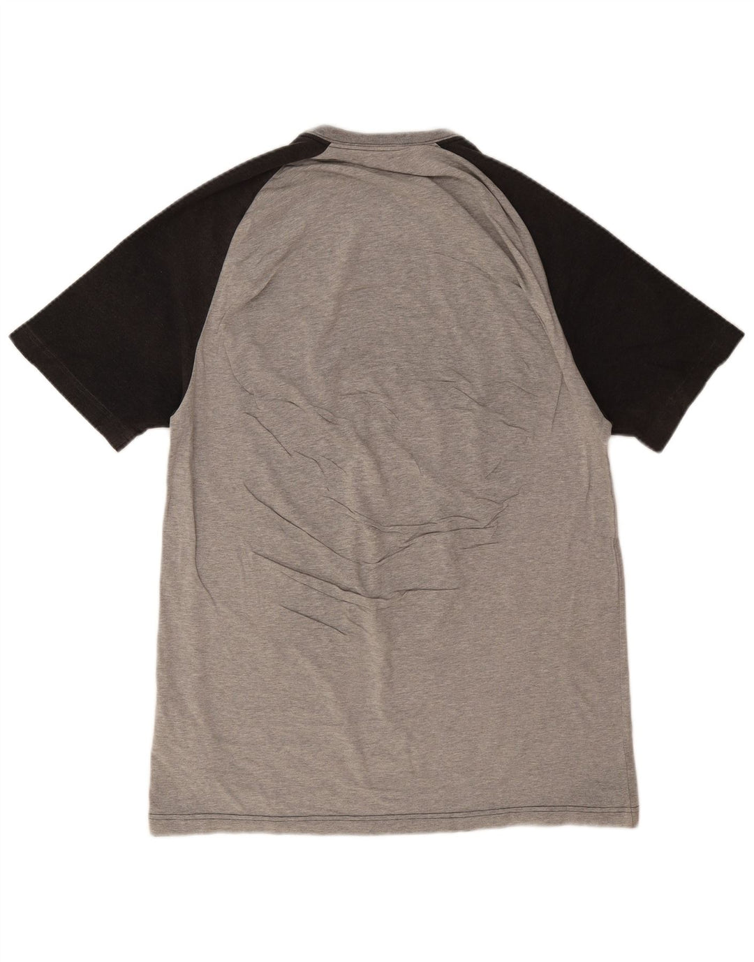 Nike Camiseta gráfica para hombre Top grande de algodón gris con bloques de color
