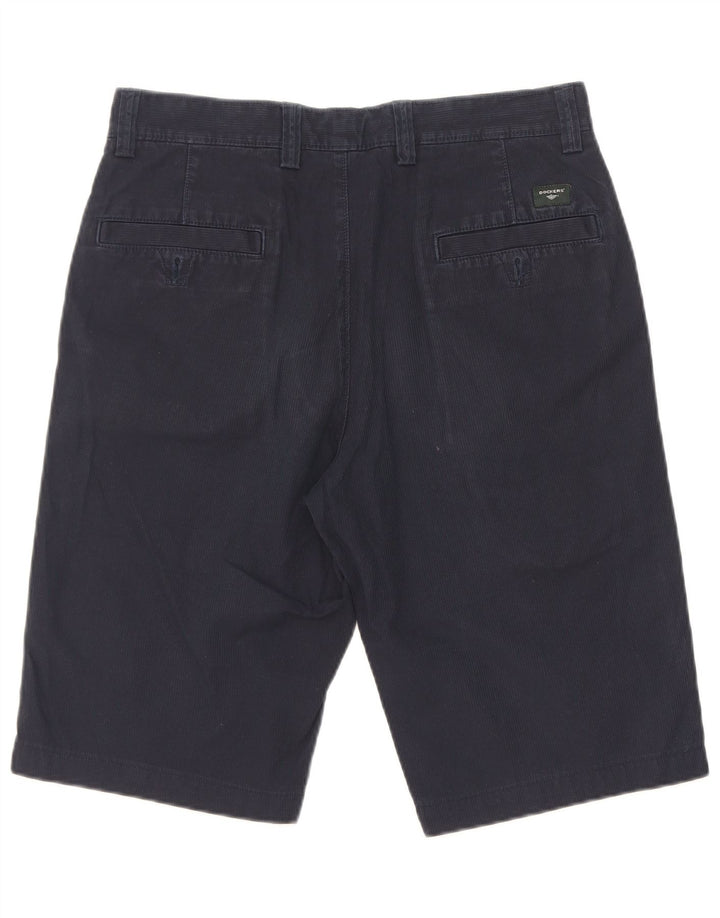 Dockers Pantalones cortos chinos ajustados para hombre W30 Medium Navy Blue