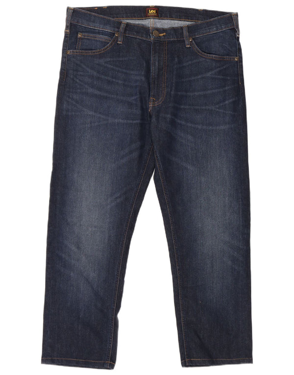 Lee Mens Daren Zip Fly Vaqueros Cortos W36 L25 Algodón Azul