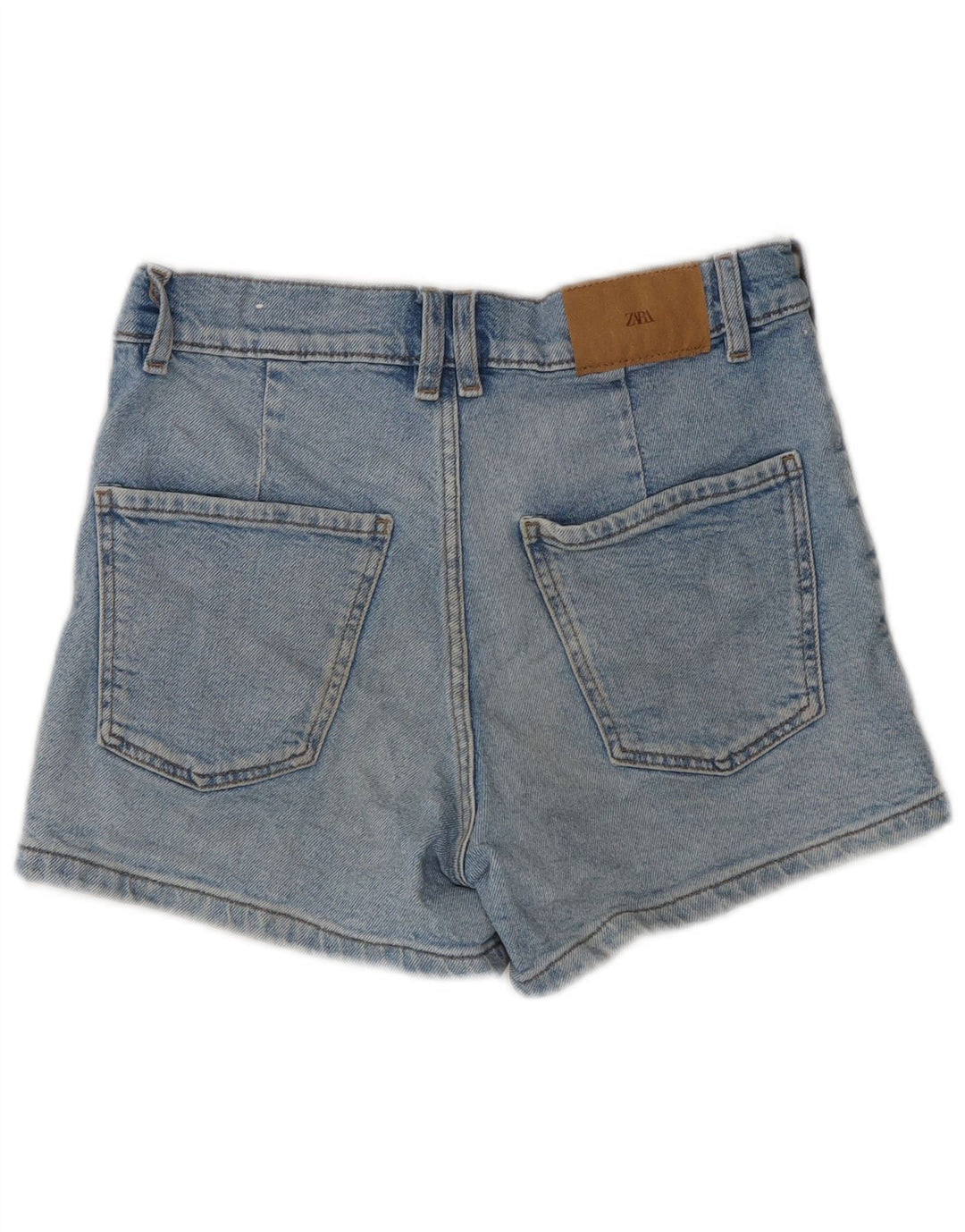ZARA Girls Denim Shorts 13-14 Years W25  Blue Cotton Vintage Zara and Second-Hand Zara from Messina Hembry 